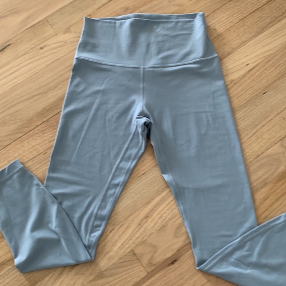 lululemon athletica Pants - Lululemon align light blue size 6 -like new